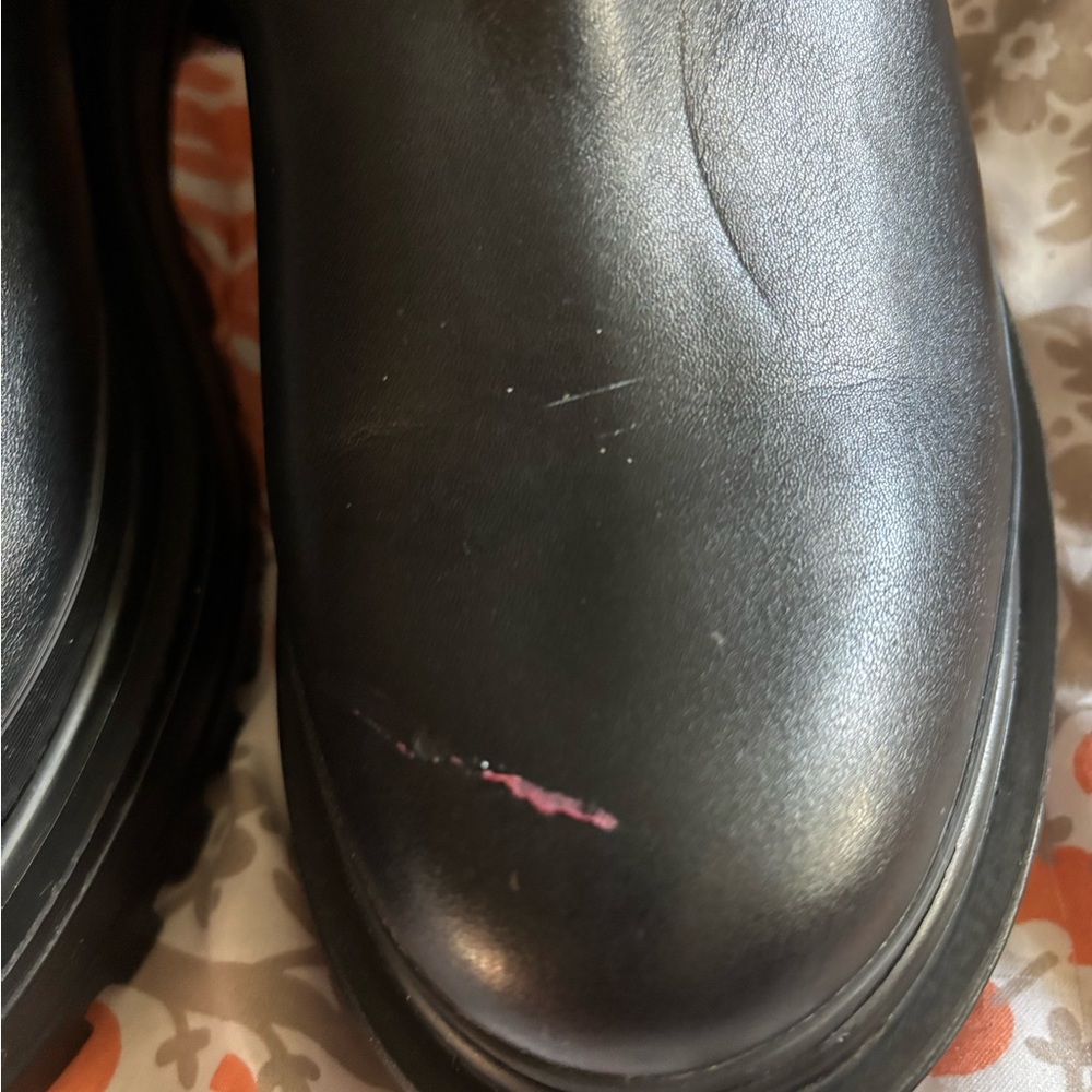 Steve Madden Black Combat Boots Chelsea boots